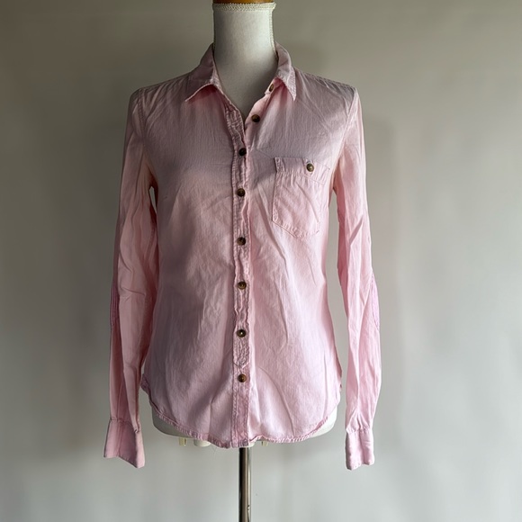 H&M fitted oxford button down shirt - sz 6 - Picture 1 of 4